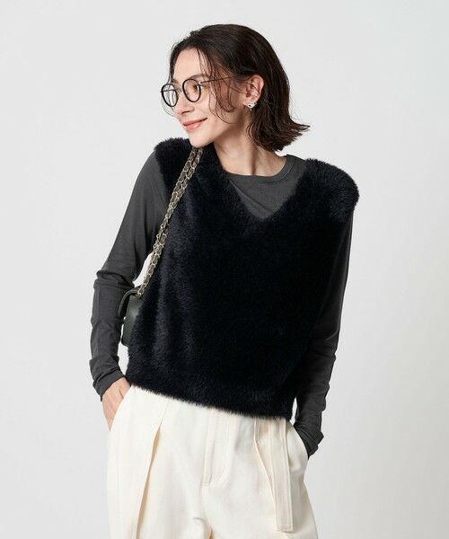 BEAUTY&YOUTH UNITED ARROWS / ビューティー&ユース ユナイテッドアローズ カットソー | セルロースウールブレンド クルーネックカットソー | 詳細12