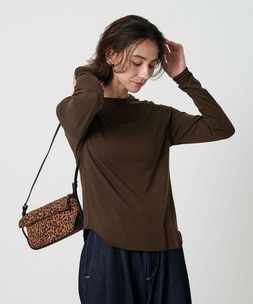 BEAUTY&YOUTH UNITED ARROWS / ビューティー&ユース ユナイテッドアローズ カットソー | セルロースウールブレンド クルーネックカットソー | 詳細20