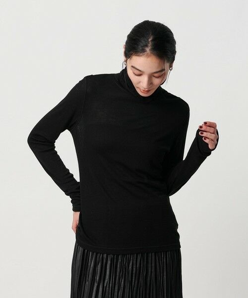 BEAUTY&YOUTH UNITED ARROWS / ビューティー&ユース ユナイテッドアローズ カットソー | セルロースブレンドテレコ タートルネックカットソー | 詳細7