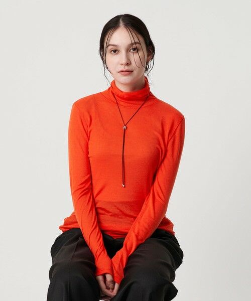 BEAUTY&YOUTH UNITED ARROWS / ビューティー&ユース ユナイテッドアローズ カットソー | セルロースブレンドテレコ タートルネックカットソー | 詳細25