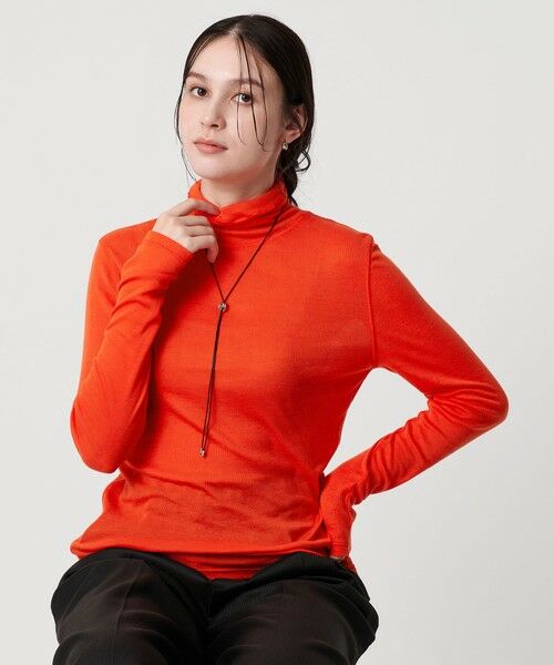 BEAUTY&YOUTH UNITED ARROWS / ビューティー&ユース ユナイテッドアローズ カットソー | セルロースブレンドテレコ タートルネックカットソー | 詳細26