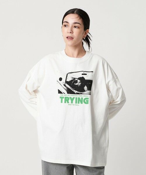 BEAUTY&YOUTH UNITED ARROWS / ビューティー&ユース ユナイテッドアローズ カットソー | ＜PARROTT CANVAS＞ロングスリーブ Tシャツ | 詳細1