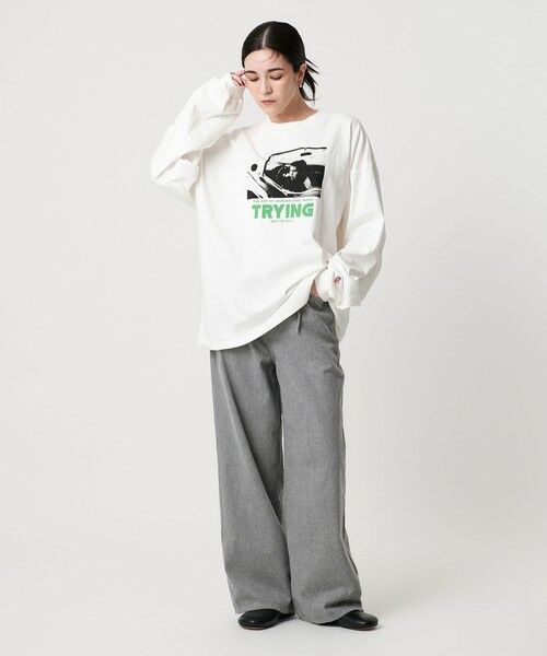 BEAUTY&YOUTH UNITED ARROWS / ビューティー&ユース ユナイテッドアローズ カットソー | ＜PARROTT CANVAS＞ロングスリーブ Tシャツ | 詳細2