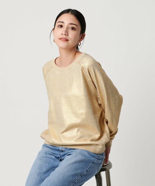 BEAUTY&YOUTH UNITED ARROWS / ビューティー&ユース ユナイテッドアローズ スウェット | ＜dahl'ia＞ホイルプリント スウェットプルオーバー | 詳細1