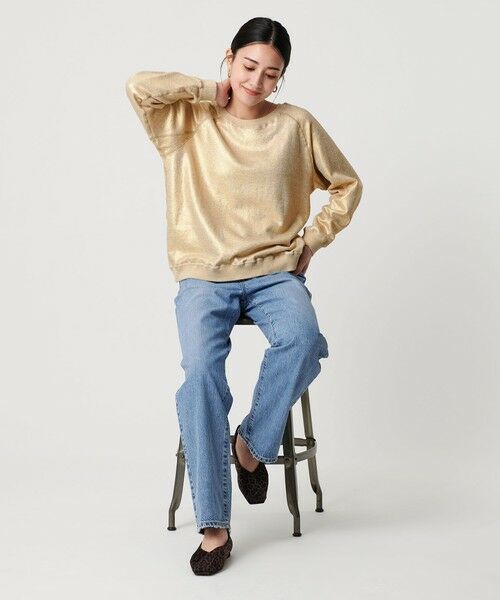 BEAUTY&YOUTH UNITED ARROWS / ビューティー&ユース ユナイテッドアローズ スウェット | ＜dahl'ia＞ホイルプリント スウェットプルオーバー | 詳細3