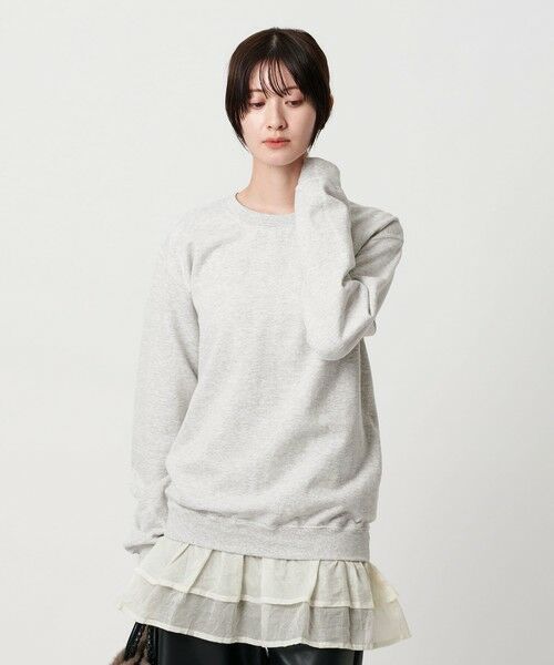 BEAUTY&YOUTH UNITED ARROWS / ビューティー&ユース ユナイテッドアローズ スウェット | ＜dahl'ia＞リメイクフリル スウェットプルオーバー | 詳細9