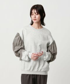 BEAUTY&YOUTH UNITED ARROWS / ビューティー&ユース ユナイテッドアローズ スウェット | ＜dahl'ia＞リメイク パワーショルダー スウェットプルオーバー