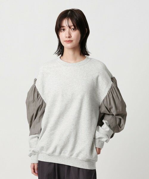 BEAUTY&YOUTH UNITED ARROWS / ビューティー&ユース ユナイテッドアローズ スウェット | ＜dahl'ia＞リメイク パワーショルダー スウェットプルオーバー | 詳細4