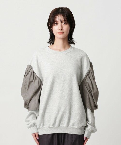 BEAUTY&YOUTH UNITED ARROWS / ビューティー&ユース ユナイテッドアローズ スウェット | ＜dahl'ia＞リメイク パワーショルダー スウェットプルオーバー | 詳細7