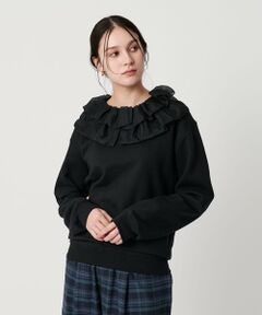 BEAUTY&YOUTH UNITED ARROWS / ビューティー&ユース ユナイテッドアローズ スウェット | ＜dahl'ia＞リメイクフリル スウェットプルオーバー