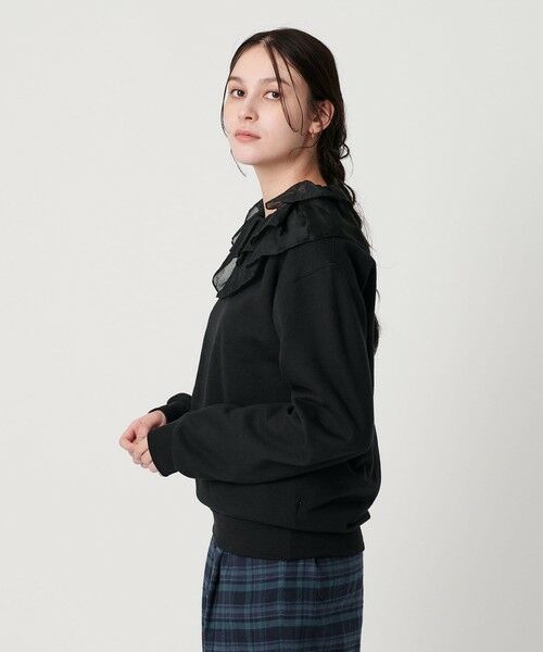 BEAUTY&YOUTH UNITED ARROWS / ビューティー&ユース ユナイテッドアローズ スウェット | ＜dahl'ia＞リメイクフリル スウェットプルオーバー | 詳細1