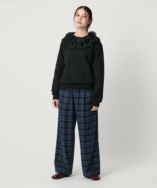 BEAUTY&YOUTH UNITED ARROWS / ビューティー&ユース ユナイテッドアローズ スウェット | ＜dahl'ia＞リメイクフリル スウェットプルオーバー | 詳細3