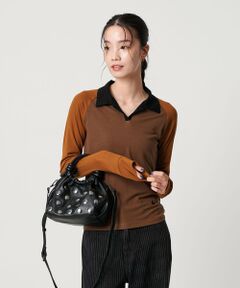 BEAUTY&YOUTH UNITED ARROWS / ビューティー&ユース ユナイテッドアローズ カットソー | ＜Girls Department Club＞BI RINGER ロングスリーブTシャツ