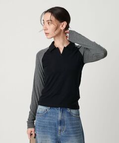BEAUTY&YOUTH UNITED ARROWS / ビューティー&ユース ユナイテッドアローズ カットソー | ＜Girls Department Club＞BI RINGER ロングスリーブTシャツ