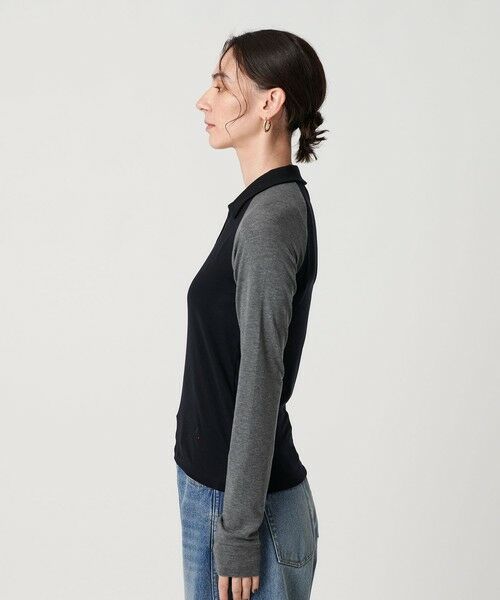 BEAUTY&YOUTH UNITED ARROWS / ビューティー&ユース ユナイテッドアローズ カットソー | ＜Girls Department Club＞BI RINGER ロングスリーブTシャツ | 詳細16