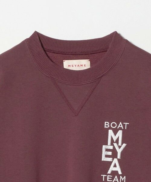 BEAUTY&YOUTH UNITED ARROWS / ビューティー&ユース ユナイテッドアローズ スウェット | ＜MEYAME＞エンブロイダリー スウェット | 詳細7