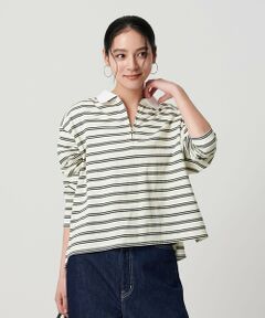 BEAUTY&YOUTH UNITED ARROWS / ビューティー&ユース ユナイテッドアローズ カットソー | 【WEB限定】マルチボーダー ハーフジッププルオーバー