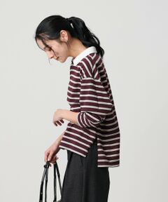 BEAUTY&YOUTH UNITED ARROWS / ビューティー&ユース ユナイテッドアローズ カットソー | 【WEB限定】マルチボーダー ハーフジッププルオーバー