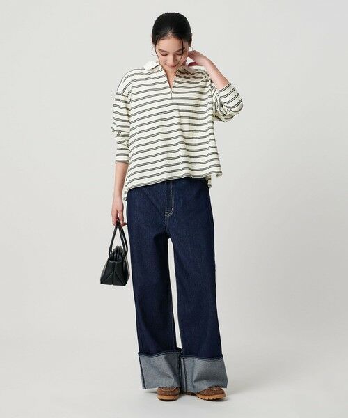 BEAUTY&YOUTH UNITED ARROWS / ビューティー&ユース ユナイテッドアローズ カットソー | 【WEB限定】マルチボーダー ハーフジッププルオーバー | 詳細6