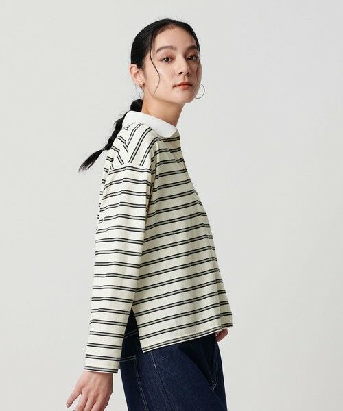 BEAUTY&YOUTH UNITED ARROWS / ビューティー&ユース ユナイテッドアローズ カットソー | 【WEB限定】マルチボーダー ハーフジッププルオーバー | 詳細4