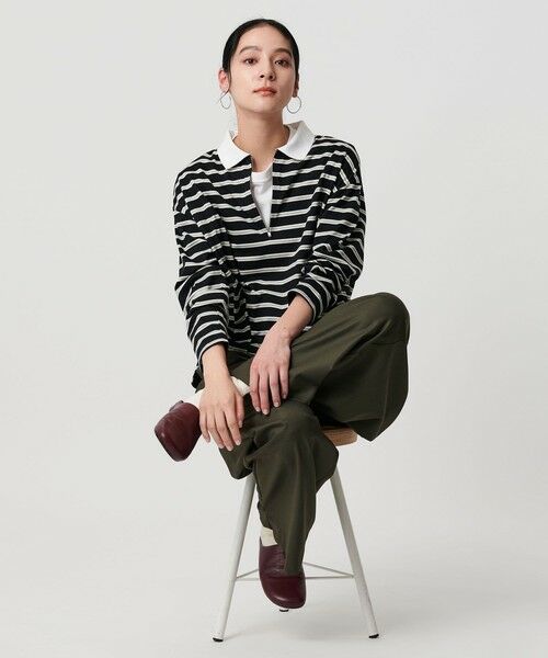BEAUTY&YOUTH UNITED ARROWS / ビューティー&ユース ユナイテッドアローズ カットソー | 【WEB限定】マルチボーダー ハーフジッププルオーバー | 詳細11