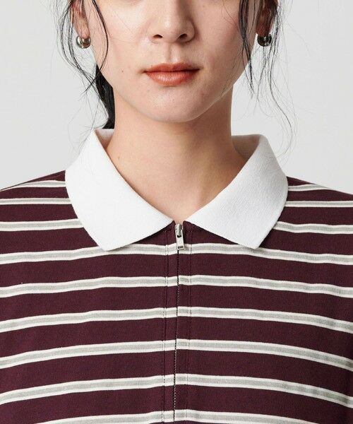 BEAUTY&YOUTH UNITED ARROWS / ビューティー&ユース ユナイテッドアローズ カットソー | 【WEB限定】マルチボーダー ハーフジッププルオーバー | 詳細21