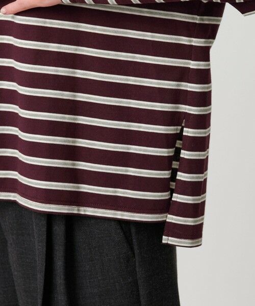 BEAUTY&YOUTH UNITED ARROWS / ビューティー&ユース ユナイテッドアローズ カットソー | 【WEB限定】マルチボーダー ハーフジッププルオーバー | 詳細23