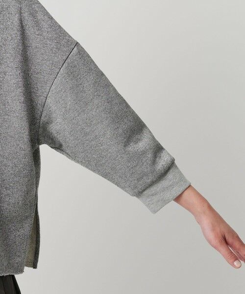 BEAUTY&YOUTH UNITED ARROWS / ビューティー&ユース ユナイテッドアローズ カットソー | 【WEB限定】ラメ裏毛 キーネック 8分袖プルオーバー | 詳細14