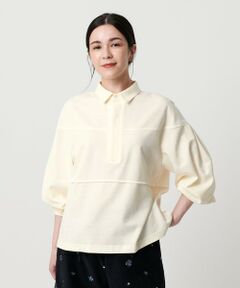 BEAUTY&YOUTH UNITED ARROWS / ビューティー&ユース ユナイテッドアローズ カットソー | 【WEB限定】タックボリュームスリーブ ラガーシャツ
