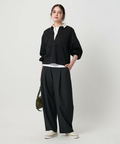 BEAUTY&YOUTH UNITED ARROWS / ビューティー&ユース ユナイテッドアローズ カットソー | 【WEB限定】タックボリュームスリーブ ラガーシャツ | 詳細10