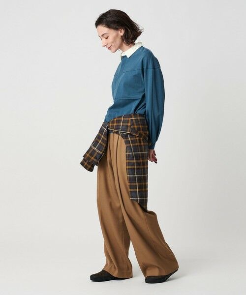 BEAUTY&YOUTH UNITED ARROWS / ビューティー&ユース ユナイテッドアローズ カットソー | 【WEB限定】タックボリュームスリーブ ラガーシャツ | 詳細19