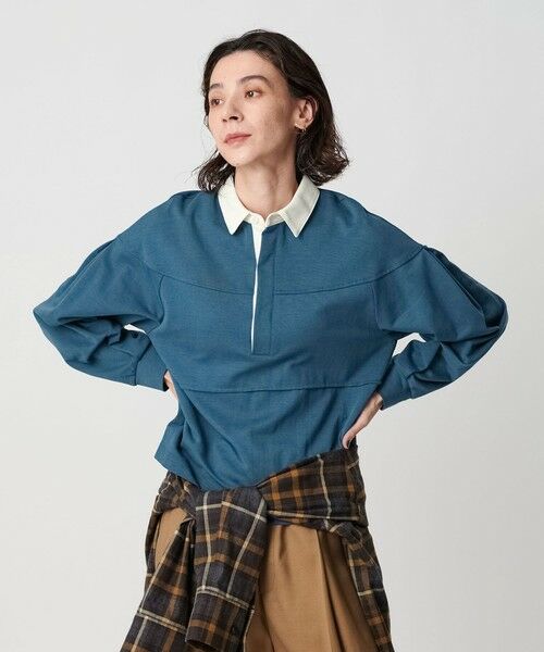 BEAUTY&YOUTH UNITED ARROWS / ビューティー&ユース ユナイテッドアローズ カットソー | 【WEB限定】タックボリュームスリーブ ラガーシャツ | 詳細16