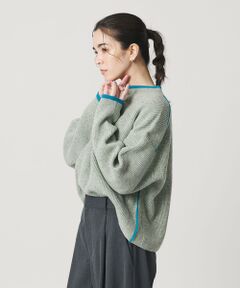 BEAUTY&YOUTH UNITED ARROWS / ビューティー&ユース ユナイテッドアローズ ニット・セーター | ネップカラーライン クルーネック ニットプルオーバー