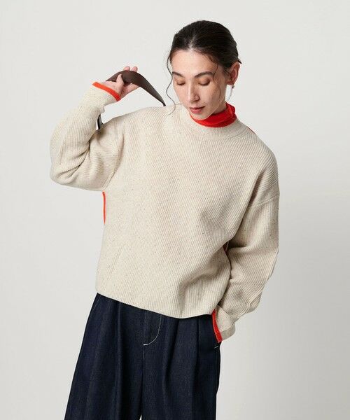 BEAUTY&YOUTH UNITED ARROWS / ビューティー&ユース ユナイテッドアローズ ニット・セーター | ネップカラーライン クルーネック ニットプルオーバー | 詳細8