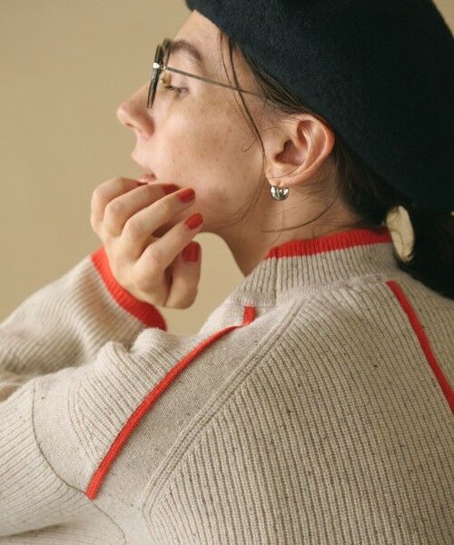 BEAUTY&YOUTH UNITED ARROWS / ビューティー&ユース ユナイテッドアローズ ニット・セーター | ネップカラーライン クルーネック ニットプルオーバー | 詳細5