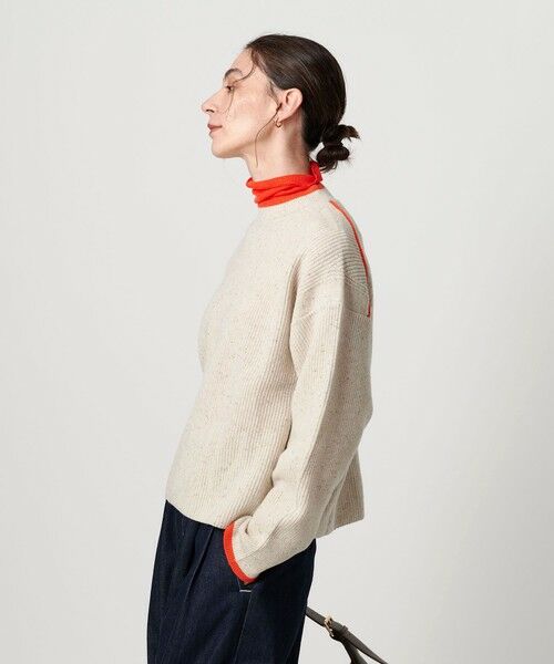 BEAUTY&YOUTH UNITED ARROWS / ビューティー&ユース ユナイテッドアローズ ニット・セーター | ネップカラーライン クルーネック ニットプルオーバー | 詳細9