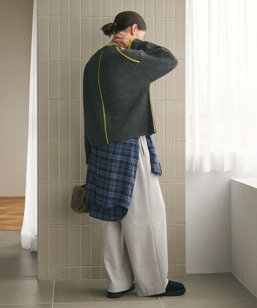 BEAUTY&YOUTH UNITED ARROWS / ビューティー&ユース ユナイテッドアローズ ニット・セーター | ネップカラーライン クルーネック ニットプルオーバー | 詳細15