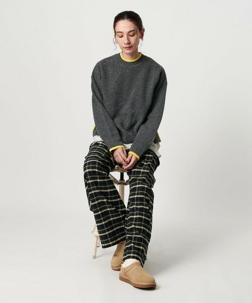 BEAUTY&YOUTH UNITED ARROWS / ビューティー&ユース ユナイテッドアローズ ニット・セーター | ネップカラーライン クルーネック ニットプルオーバー | 詳細18