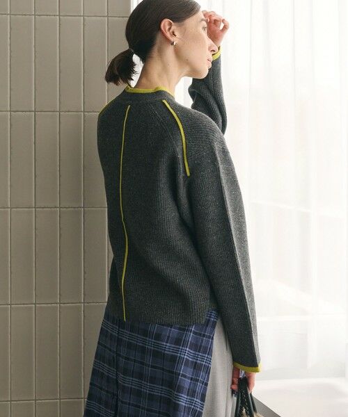 BEAUTY&YOUTH UNITED ARROWS / ビューティー&ユース ユナイテッドアローズ ニット・セーター | ネップカラーライン クルーネック ニットプルオーバー | 詳細13