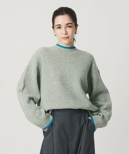 BEAUTY&YOUTH UNITED ARROWS / ビューティー&ユース ユナイテッドアローズ ニット・セーター | ネップカラーライン クルーネック ニットプルオーバー | 詳細23