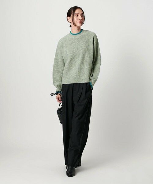 BEAUTY&YOUTH UNITED ARROWS / ビューティー&ユース ユナイテッドアローズ ニット・セーター | ネップカラーライン クルーネック ニットプルオーバー | 詳細28