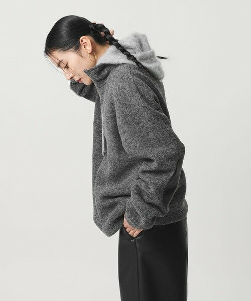BEAUTY&YOUTH UNITED ARROWS / ビューティー&ユース ユナイテッドアローズ ニット・セーター | カシミヤニット フードプルオーバー | 詳細4