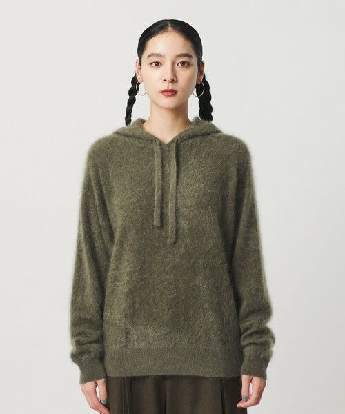 BEAUTY&YOUTH UNITED ARROWS / ビューティー&ユース ユナイテッドアローズ ニット・セーター | カシミヤニット フードプルオーバー | 詳細13