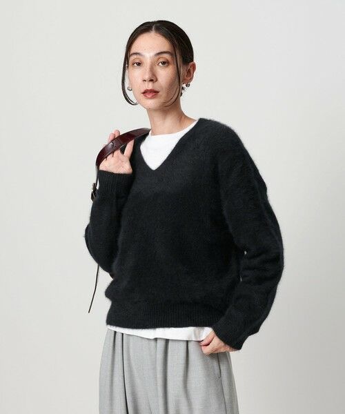 BEAUTY&YOUTH UNITED ARROWS / ビューティー&ユース ユナイテッドアローズ ニット・セーター | フォックスカシミヤブレンド Vネックニットプルオーバー | 詳細1