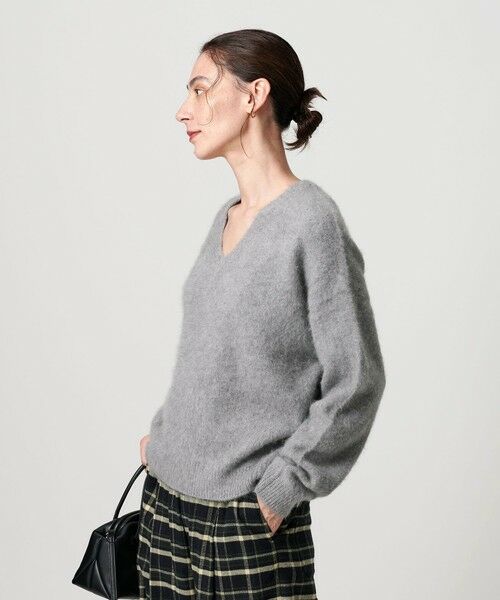 BEAUTY&YOUTH UNITED ARROWS / ビューティー&ユース ユナイテッドアローズ ニット・セーター | フォックスカシミヤブレンド Vネックニットプルオーバー | 詳細5