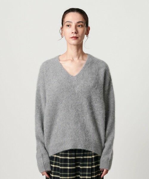 BEAUTY&YOUTH UNITED ARROWS / ビューティー&ユース ユナイテッドアローズ ニット・セーター | フォックスカシミヤブレンド Vネックニットプルオーバー | 詳細8