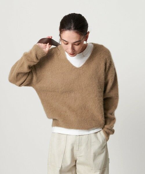 BEAUTY&YOUTH UNITED ARROWS / ビューティー&ユース ユナイテッドアローズ ニット・セーター | フォックスカシミヤブレンド Vネックニットプルオーバー | 詳細11