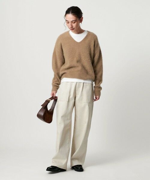 BEAUTY&YOUTH UNITED ARROWS / ビューティー&ユース ユナイテッドアローズ ニット・セーター | フォックスカシミヤブレンド Vネックニットプルオーバー | 詳細12