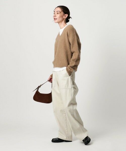 BEAUTY&YOUTH UNITED ARROWS / ビューティー&ユース ユナイテッドアローズ ニット・セーター | フォックスカシミヤブレンド Vネックニットプルオーバー | 詳細13