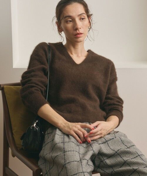 BEAUTY&YOUTH UNITED ARROWS / ビューティー&ユース ユナイテッドアローズ ニット・セーター | フォックスカシミヤブレンド Vネックニットプルオーバー | 詳細14